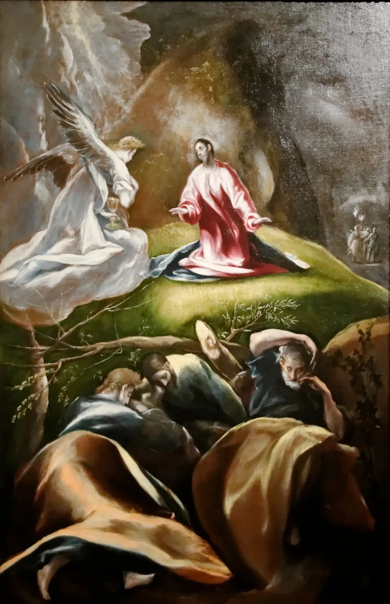 Ångesten i olivträdgården - El Greco
