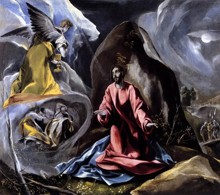 Ångesten i olivträdgården - El Greco
