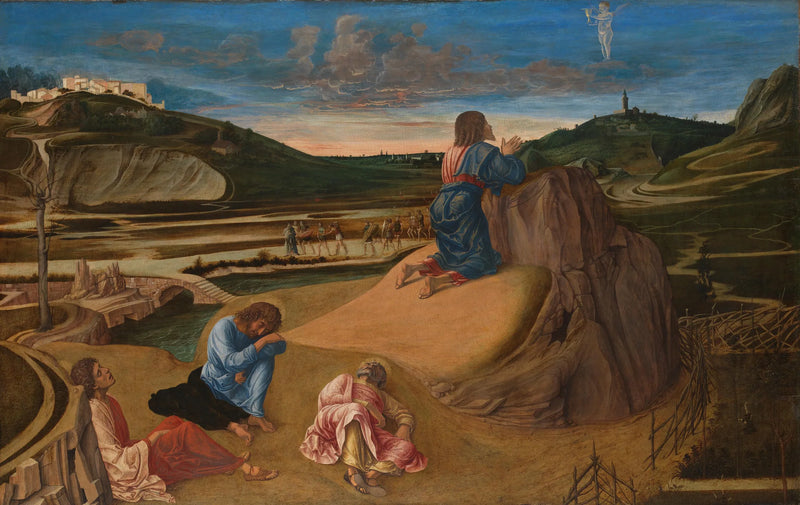 Agonien i olivträdgården - Giovanni Bellini