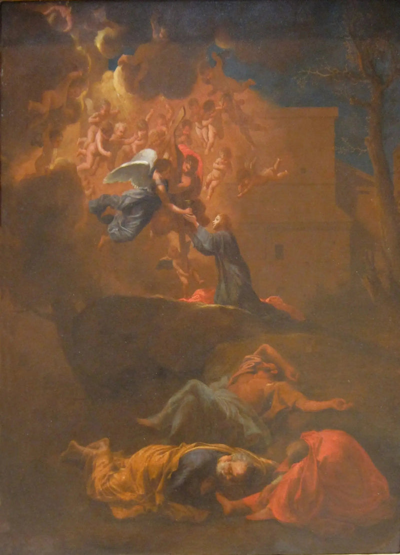 Ångesten i olivlundens trädgård - Nicolas Poussin