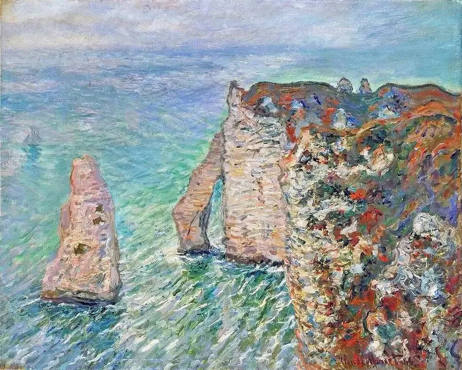 Klippnålen och Avalporten - Claude Monet