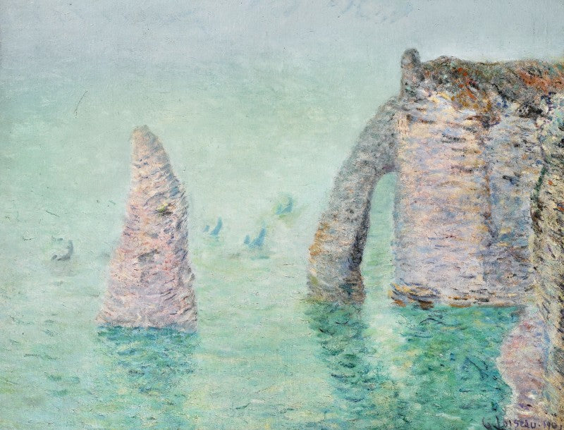 Nål och porten D'aval (Étretat) - Gustave Loiseau