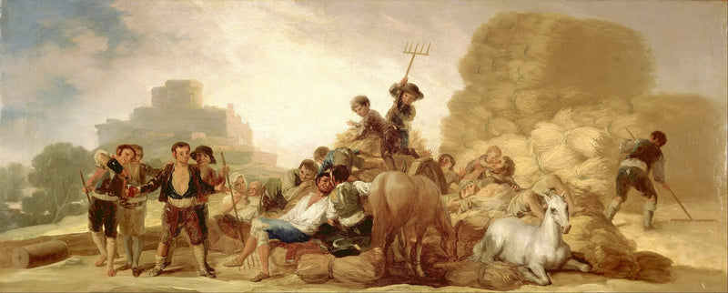 Tröskningsområdet - Francisco de Goya