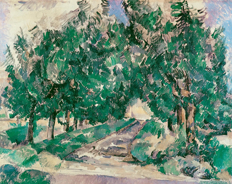 Allén vid Jas de Bouffan - Paul Cézanne