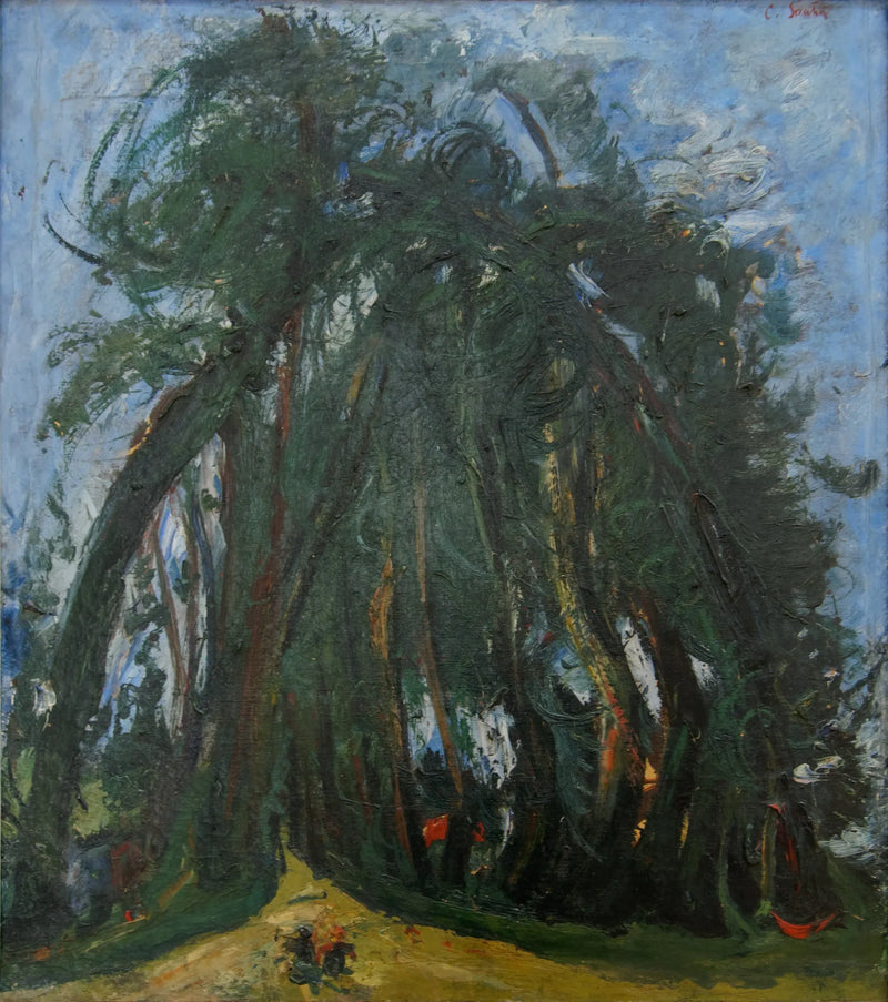 Allé av träd - Chaim Soutine