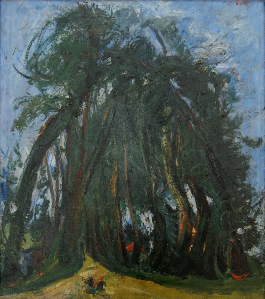 Allé av träd - Chaim Soutine