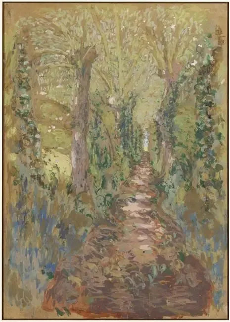 Allén i skogsbryn, Amfreville - Édouard Vuillard