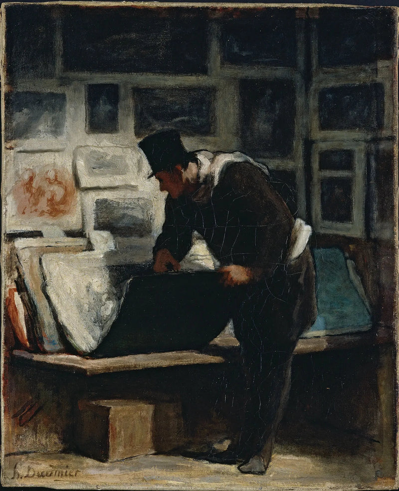 Älskare av litografier - Honoré Daumier