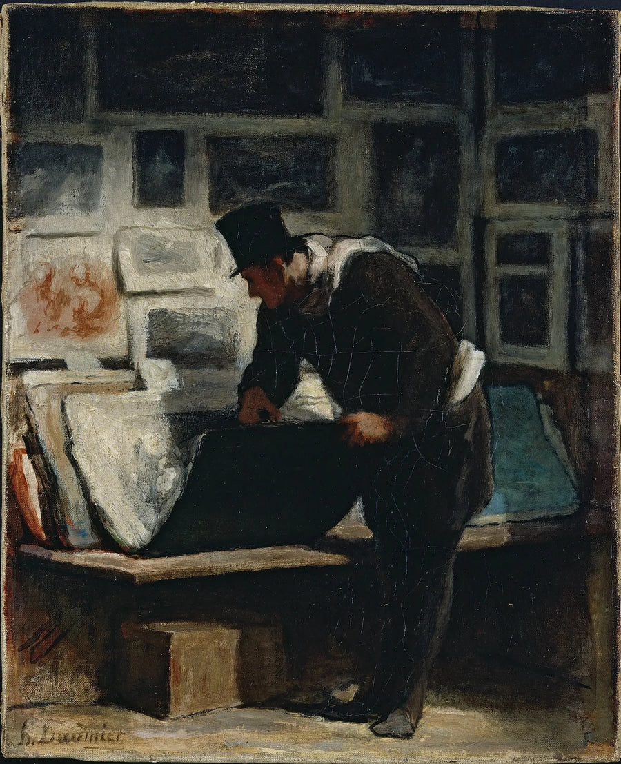 Älskare av litografier - Honoré Daumier