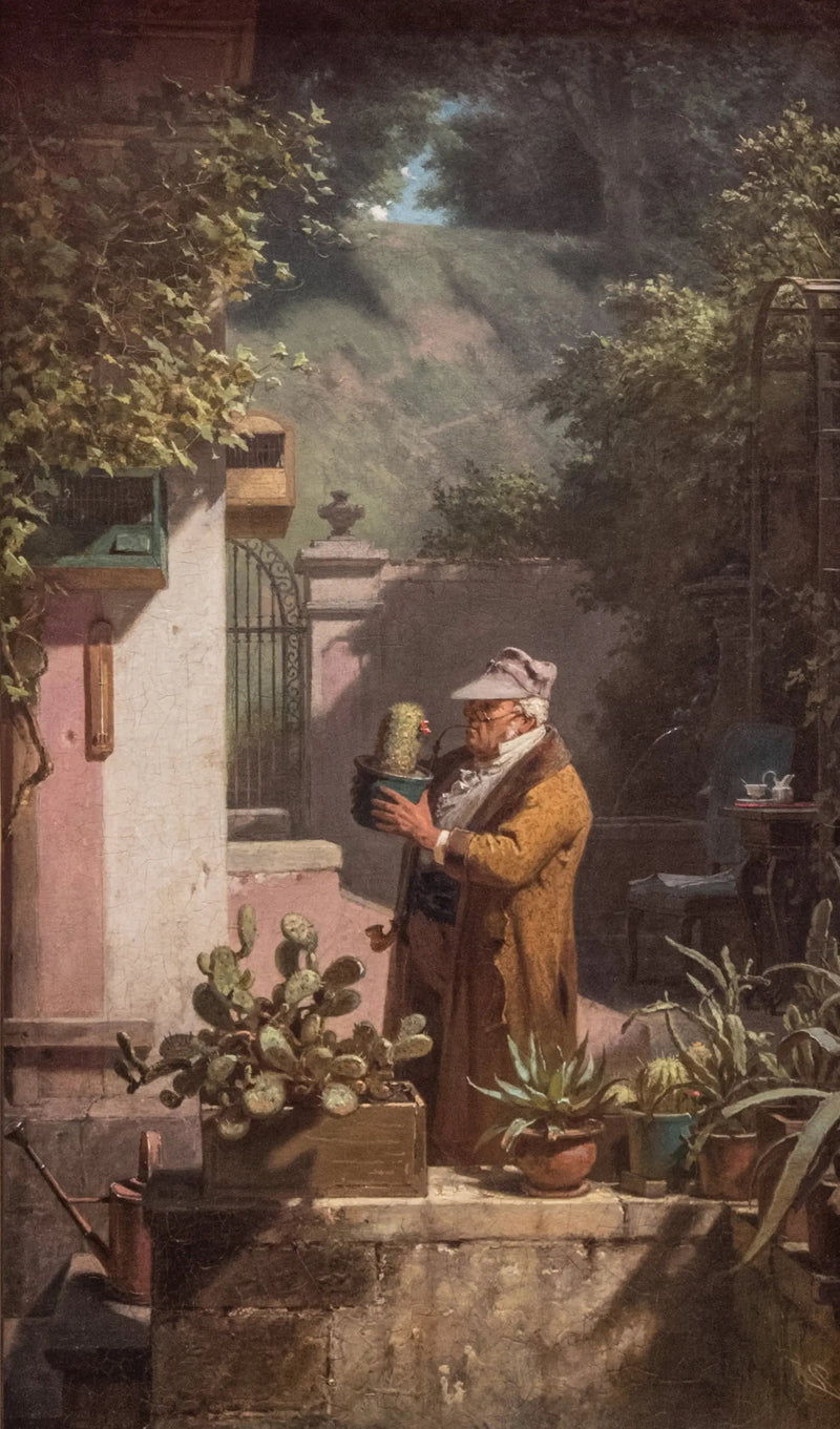 Kaktusälskaren - Carl Spitzweg
