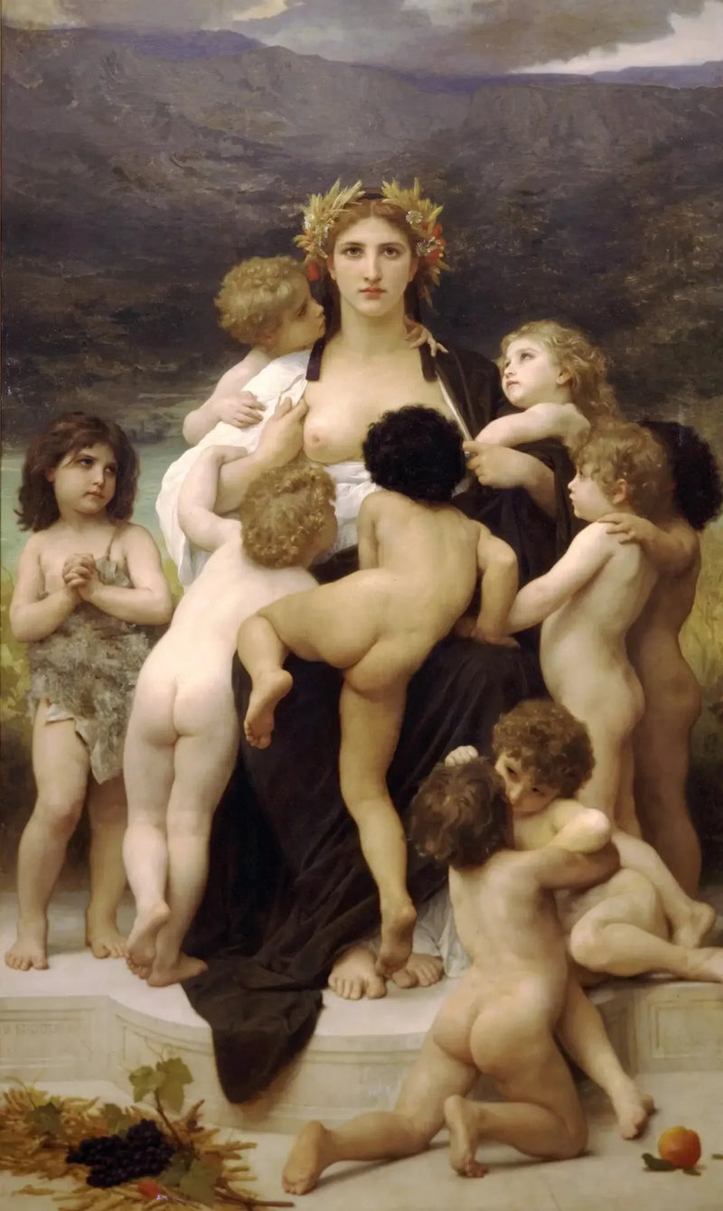 Föräldra-själen - Bouguereau