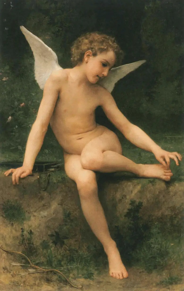 L'amour à l'épine - Bouguereau image 1 tableau peint à l’huile sur toile