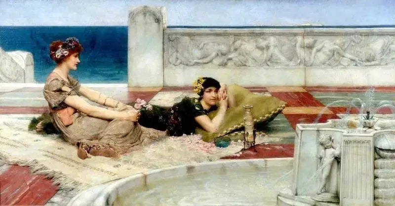 Kärlek i vila - Lawrence Alma-Tadema