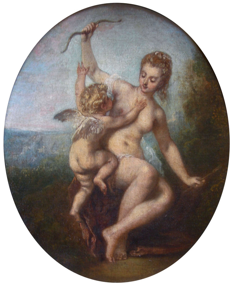 Den obeväpnade kärleken - Antoine Watteau