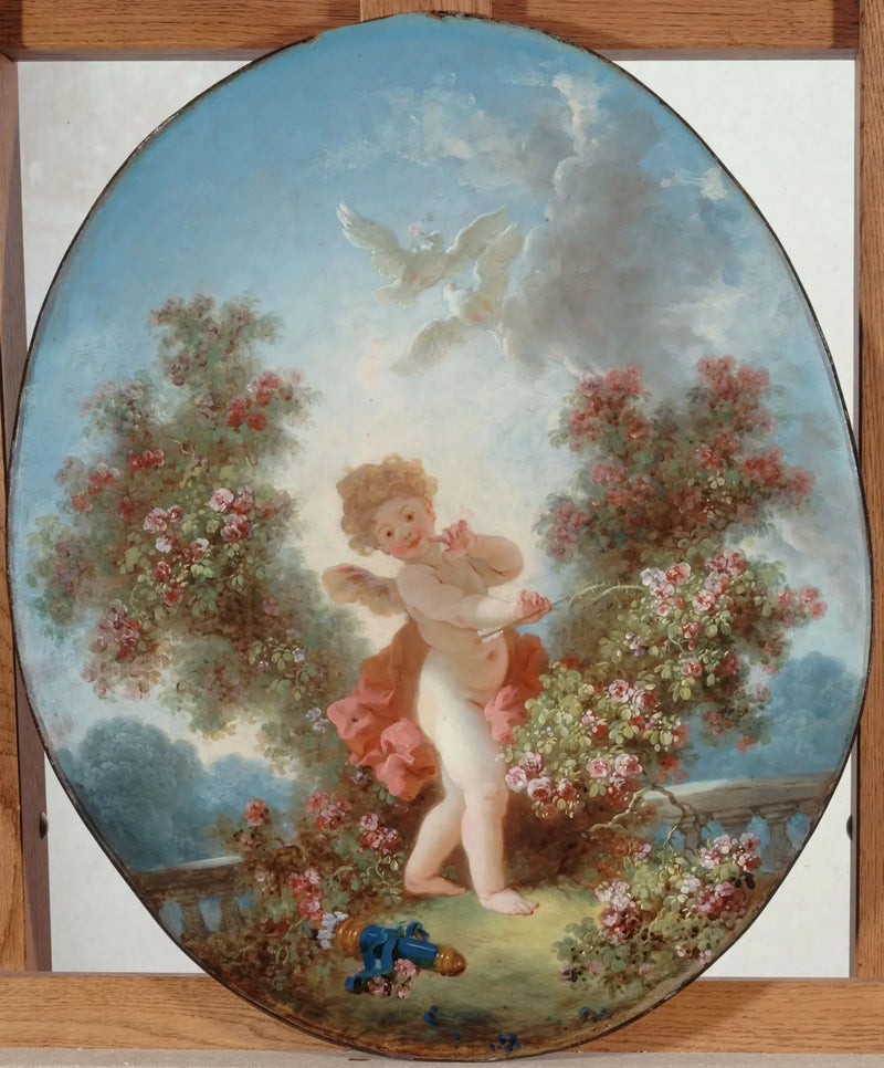Kärlek i vakt - Jean-Honoré Fragonard