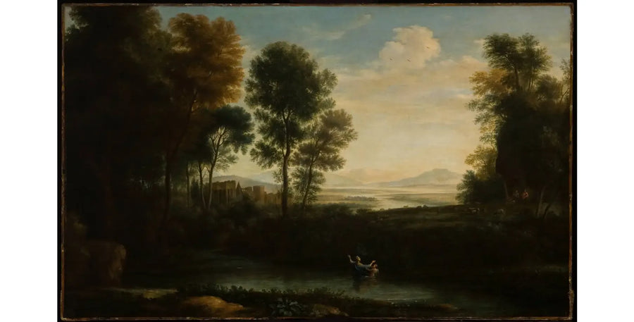 Kärlek och Psyche - Claude Lorrain