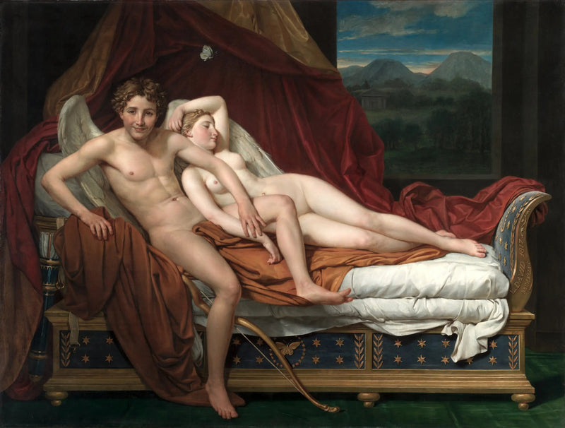 Kärleken och Psyche - Jacques-Louis David