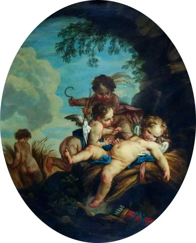 Kärlekens skördare (Cupido skördare) - François Boucher