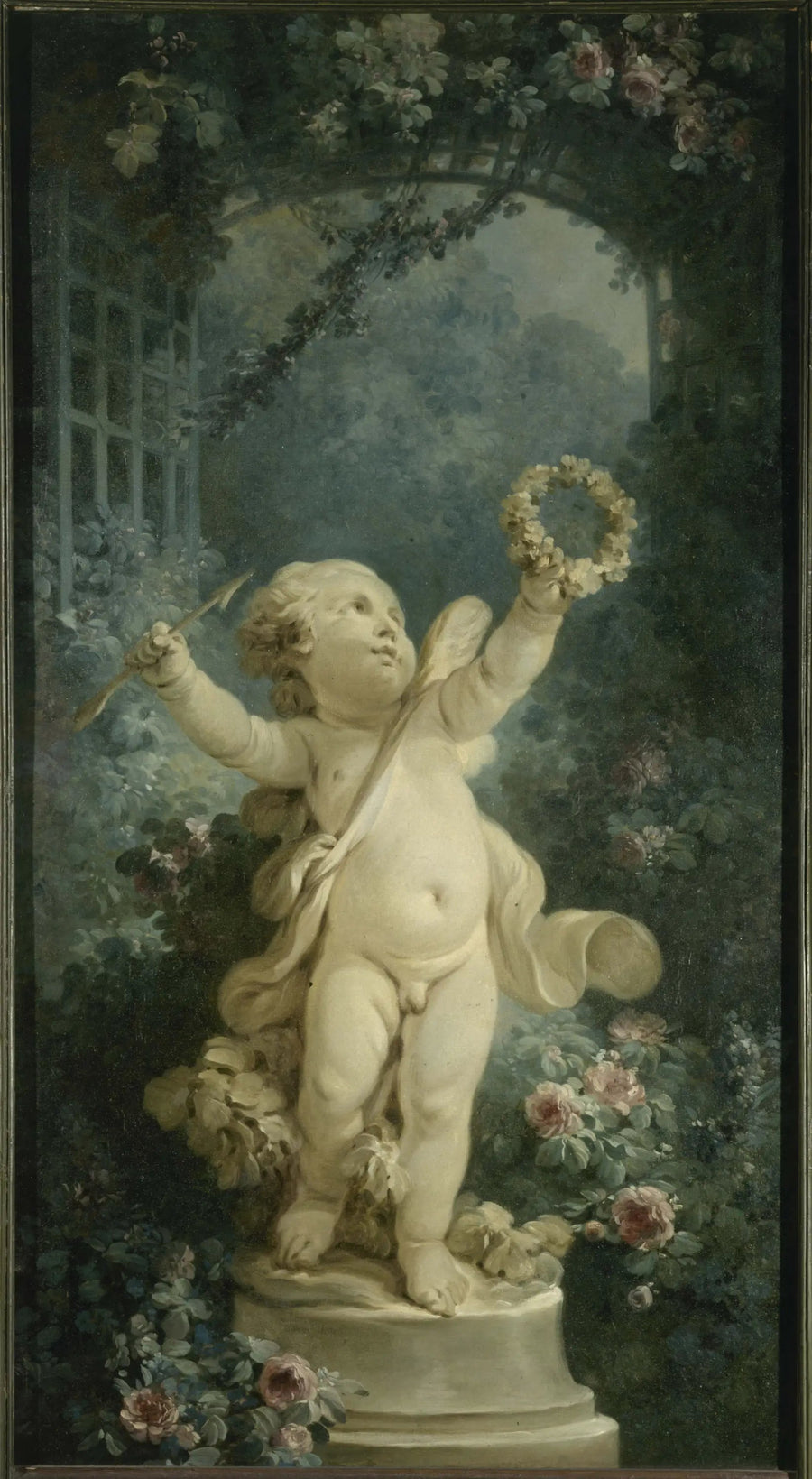 Den triumferande kärleken - Jean-Honoré Fragonard