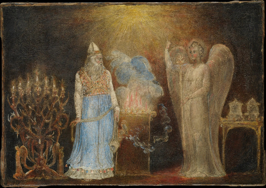 Ängeln som visar sig för Zacharias - William Blake