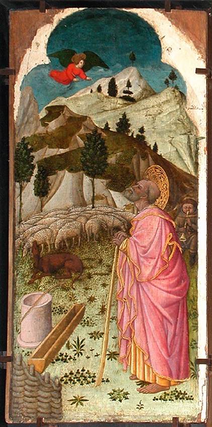 L'Ange framträder för Joachim - Giovanni Francesco da Rimini