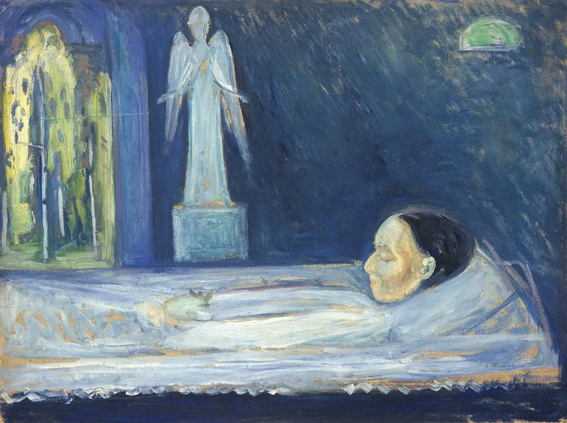 Dödens ängel - Edvard Munch