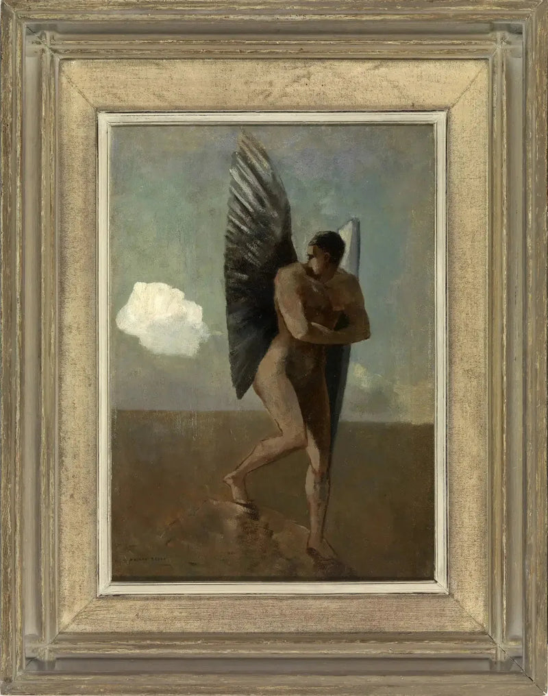 Den fallne ängeln - Odilon Redon