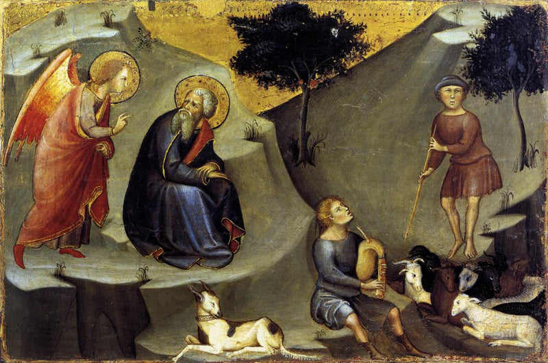 Annunciationen till Joachim - Bartolo di Fredi