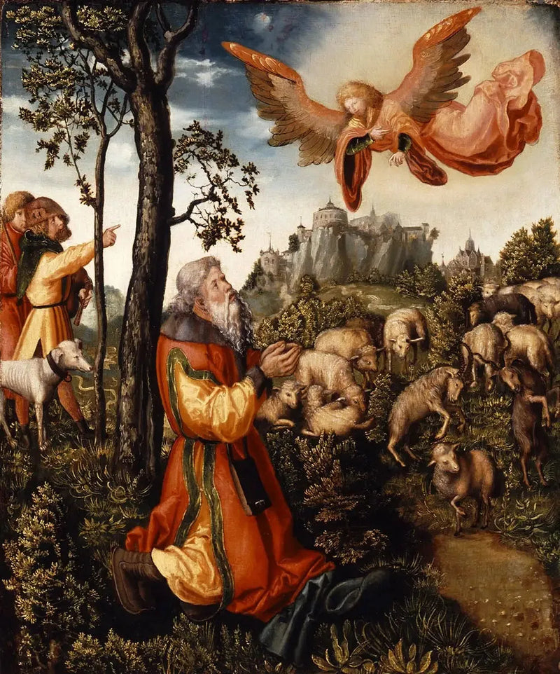 Annunciationen till Joachim - Lucas Cranach den äldre