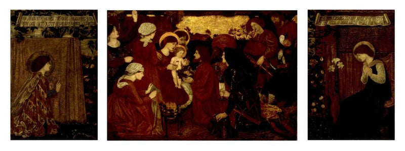 Uppenbarelsebönen och Trogenhetens tillbedjan - Edward Burne-Jones