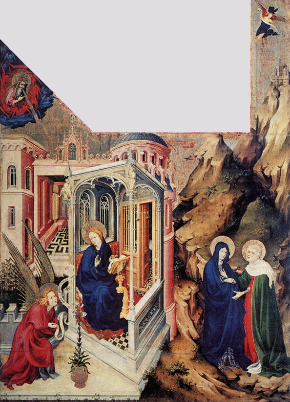 Annunciation och Besök - Melchior Broederlam