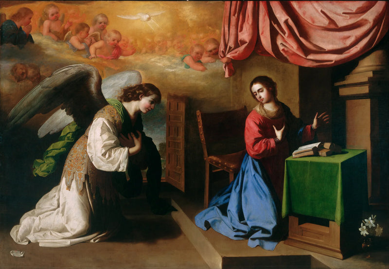 Annunciationen - Francisco de Zurbarán