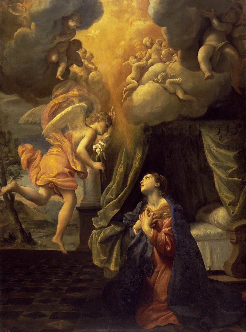 Annunciationen - Giovanni Lanfranco