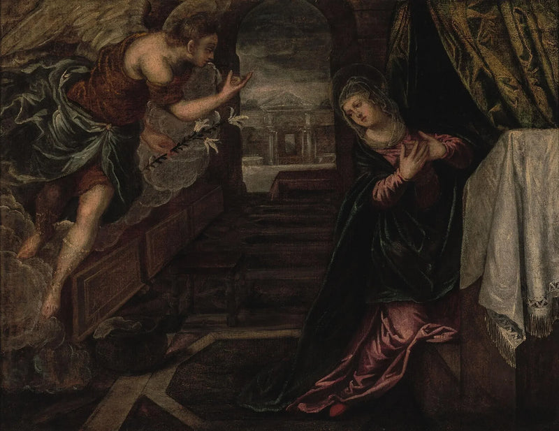 Annunciationen - Jacopo Tintoretto