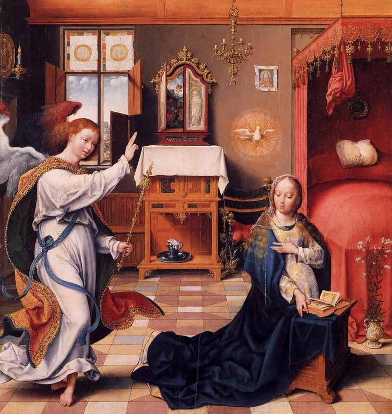 Annunciationen. - Joos van Cleve