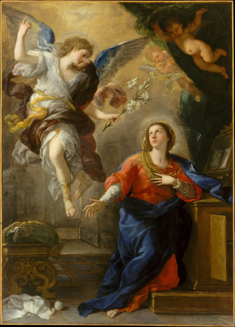 Annunciation - Luca Giordano