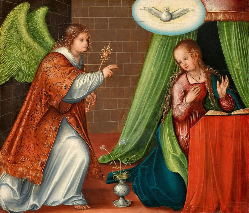 Annunciationen - Lucas Cranach den äldre