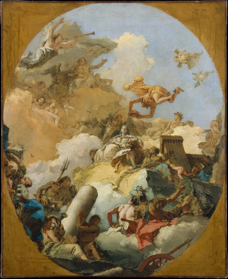 Den spanska monarkins apoteos - Giovanni Battista Tiepolo