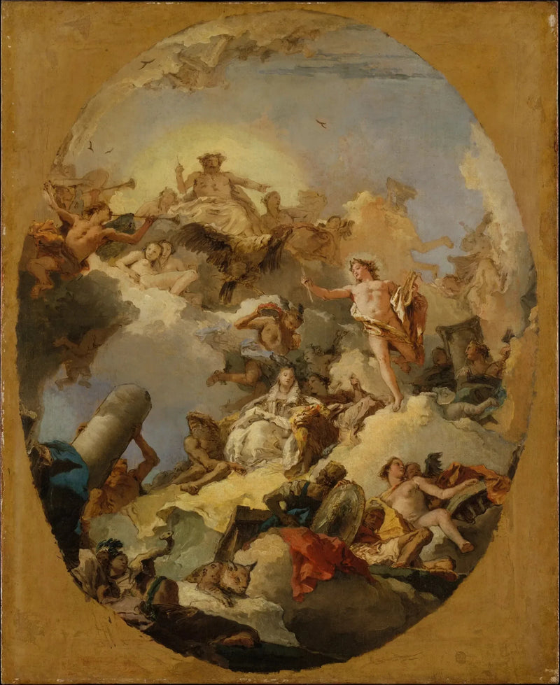 Den spanska monarkins apoteos - Giovanni Battista Tiepolo
