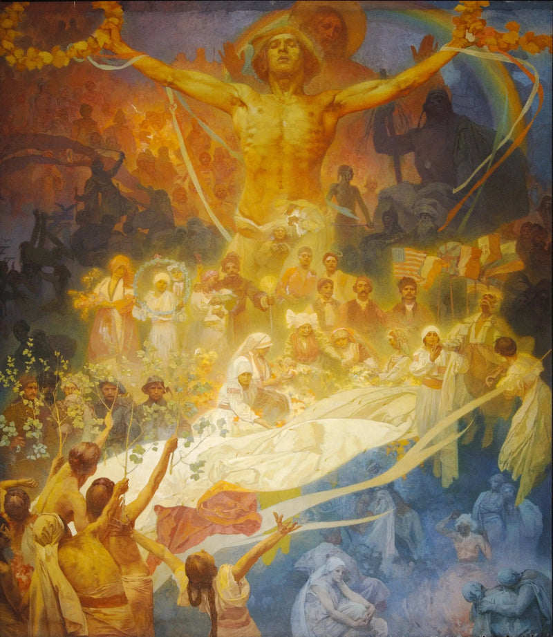 Slaveriets apoteos - Alphonse Mucha