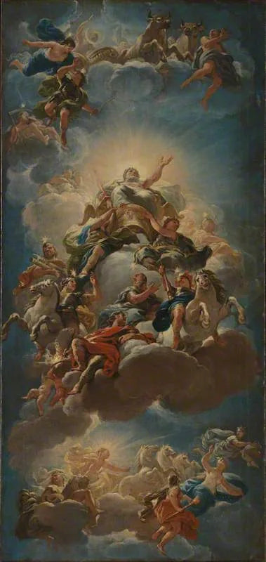 Medicinernas apoteos - Luca Giordano