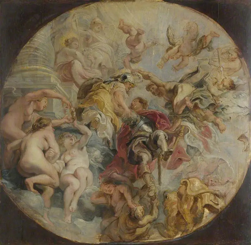 Dukes av Buckinghamens apoteos - Peter Paul Rubens