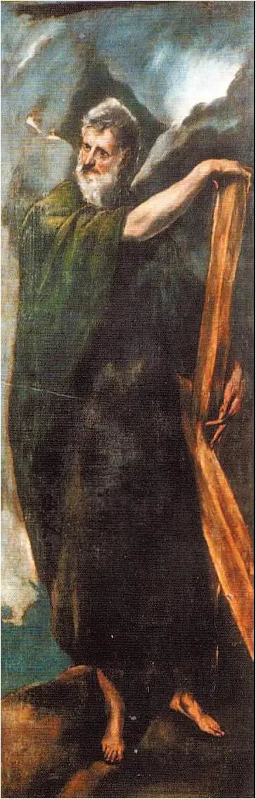 Aposteln Andreas stående - El Greco