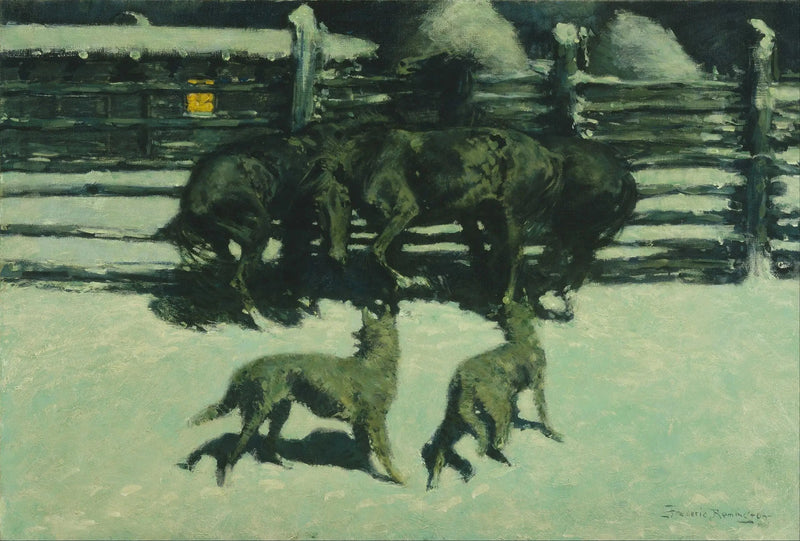 Hjälpropet - Frederic Remington