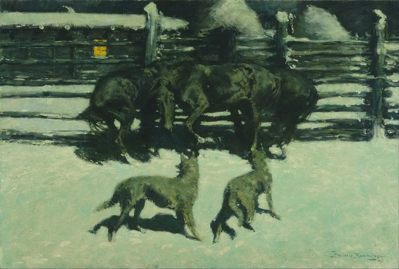 Hjälpropet - Frederic Remington