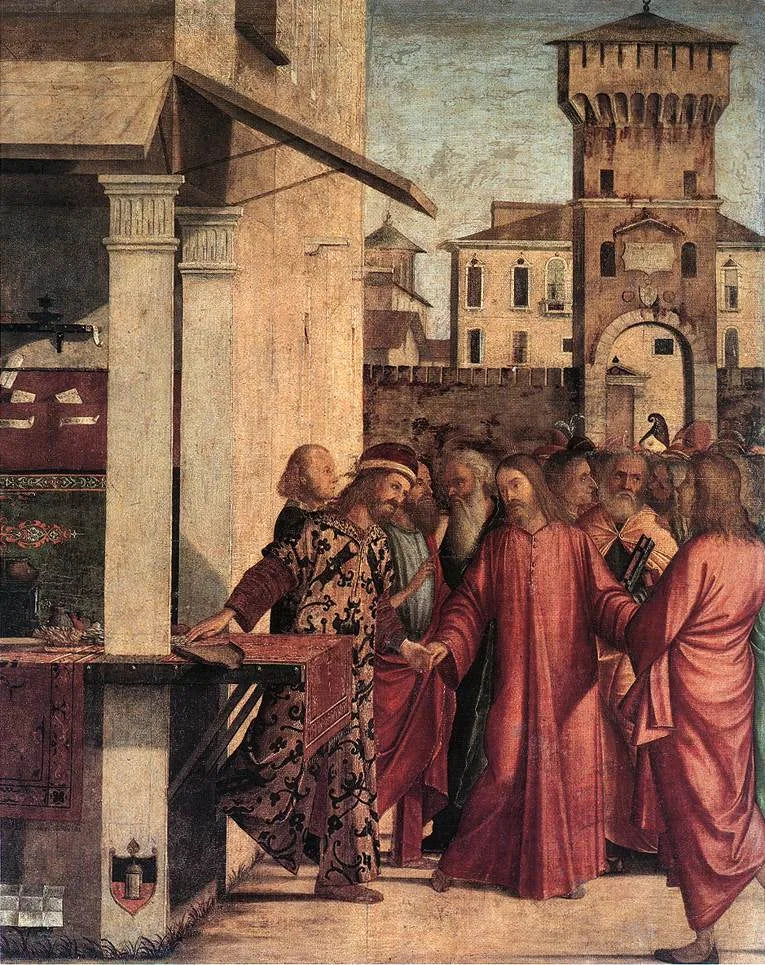Matthieu:s kallelse - Vittore Carpaccio