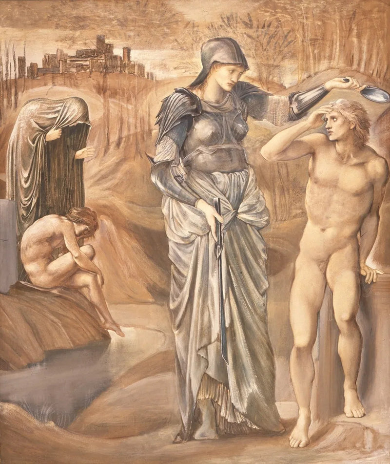 Perséus anrop - Edward Burne-Jones