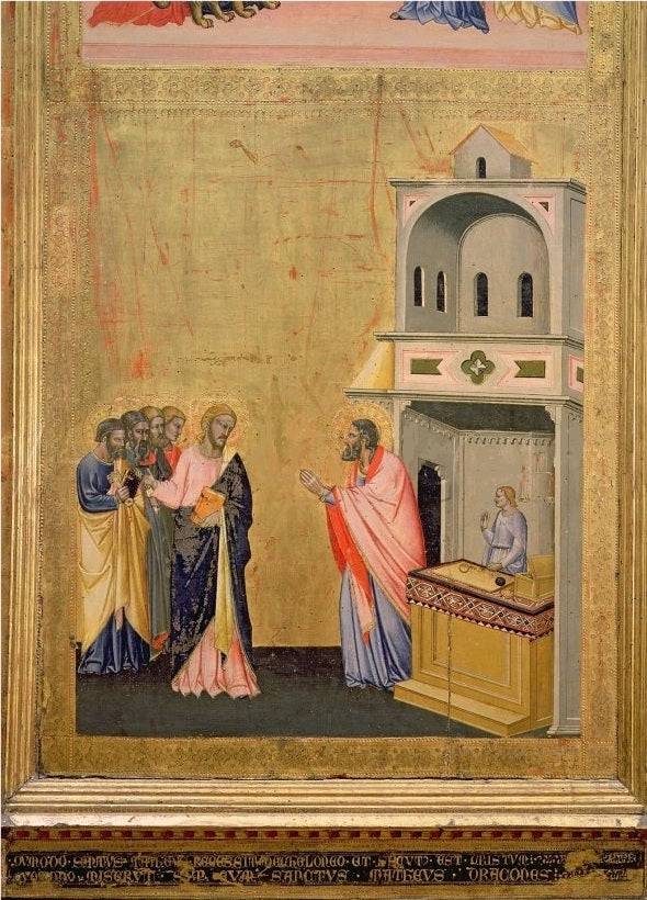 Saint Matthäus anrop - Jacopo di Cione