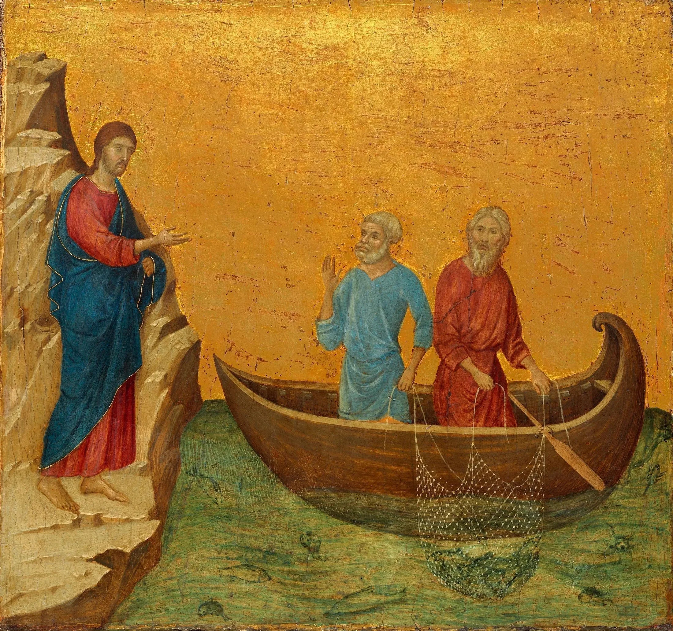 L’appel des apôtres Pierre et André - Duccio di Buoninsegna - Alpha Reproduction