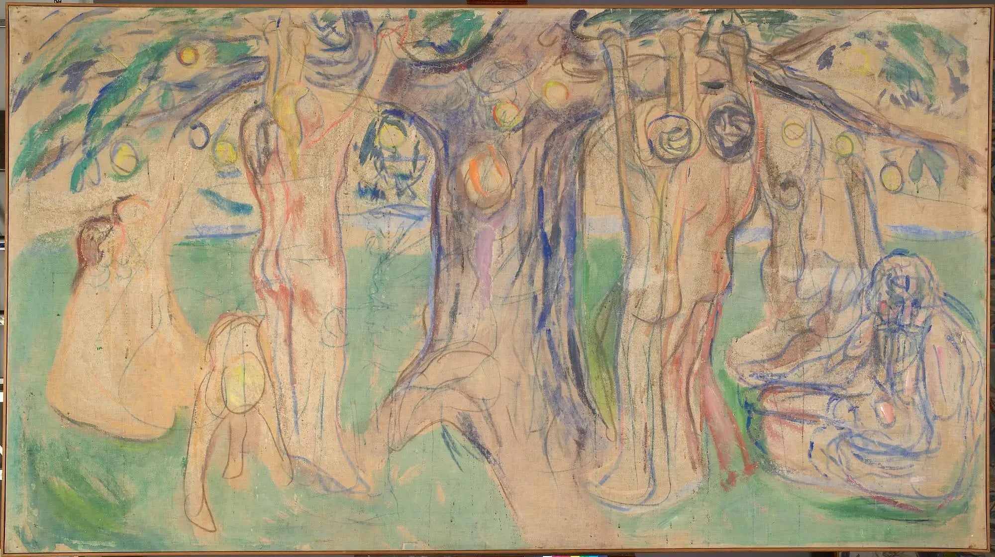L'Arbre de vie - Edvard Munch image 1 reproduction artisanale de tableau